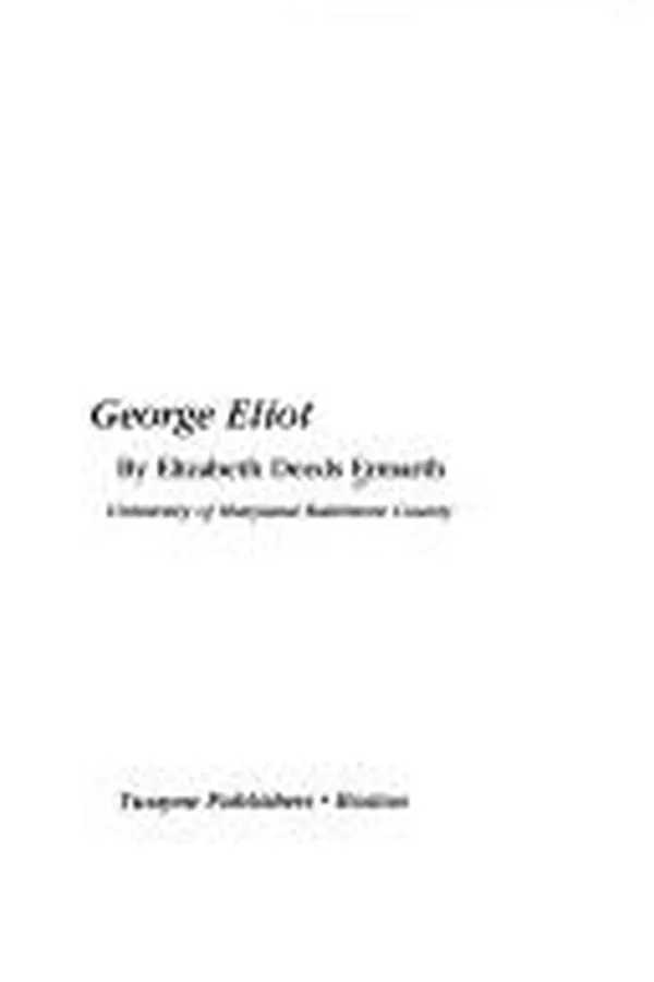 Capa de George Eliot