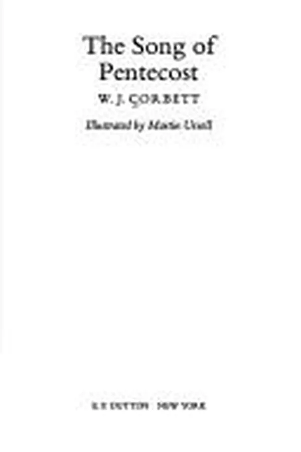Capa de The song of Pentecost