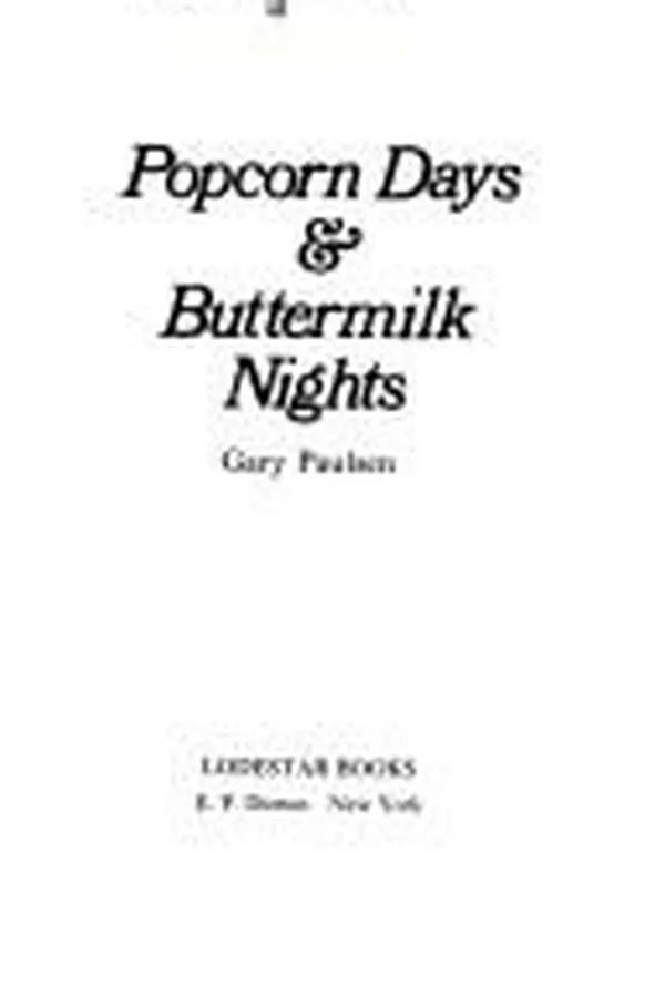Capa de Popcorn days & buttermilk nights