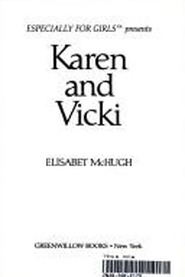 Capa de Karen and Vicki