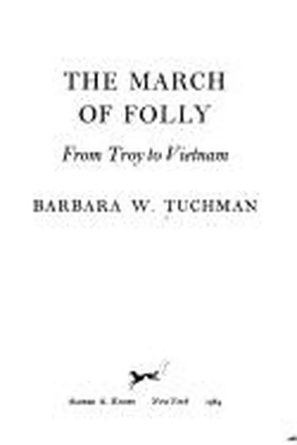 Capa de The march of folly