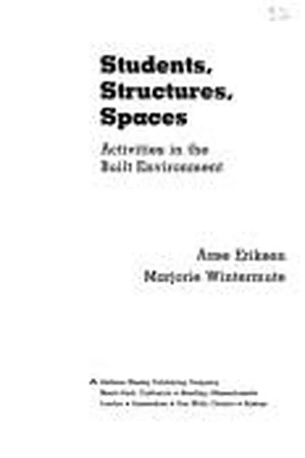 Capa de Students, structures, spaces