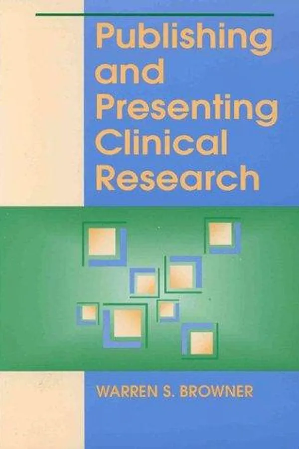 Capa de Publishing and presenting clinical research