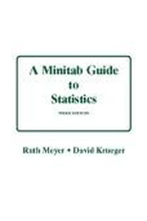 Capa de A Minitab guide to statistics