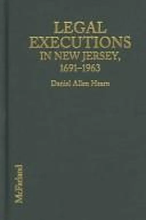 Capa de Legal executions in New Jersey