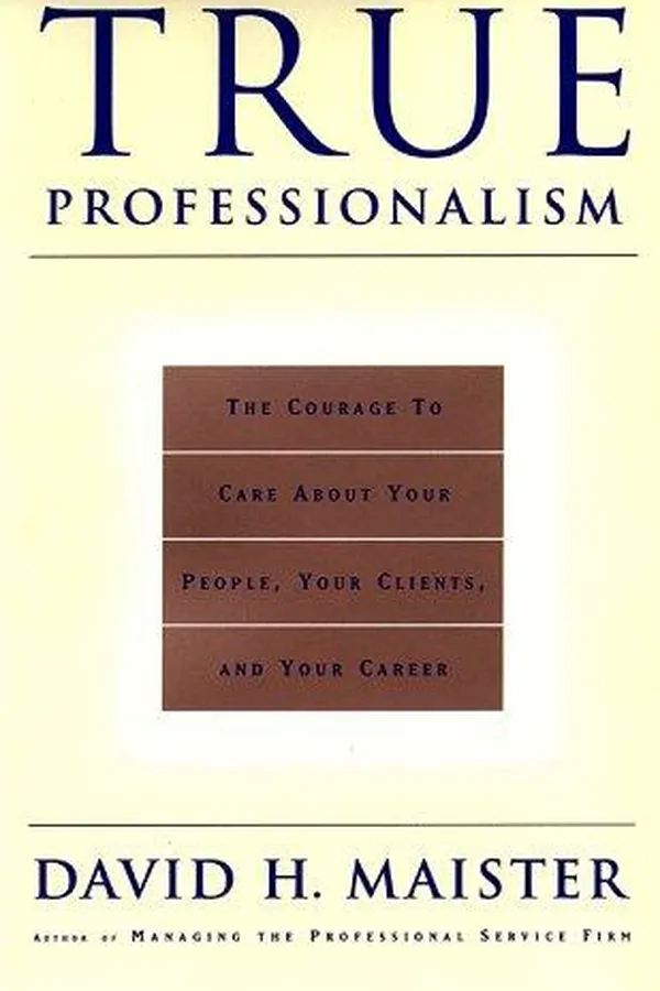 Capa de TRUE PROFESSIONALISM