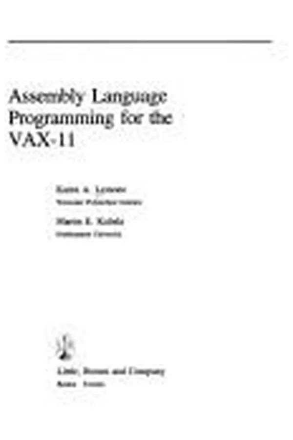 Capa de Assembly language programming for the VAX-11