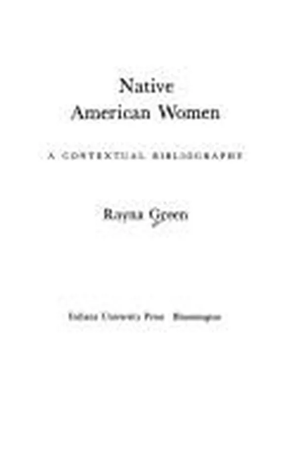 Capa de Native American women