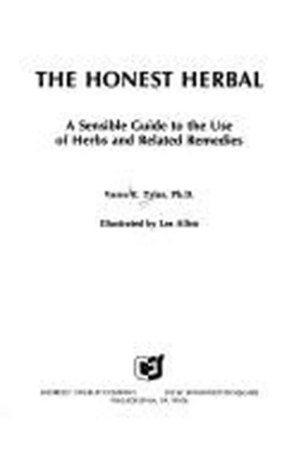 Capa de The honest herbal