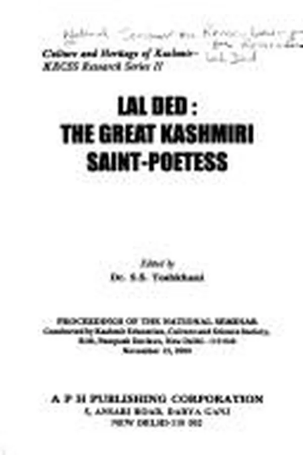 Cover of Lal Ded