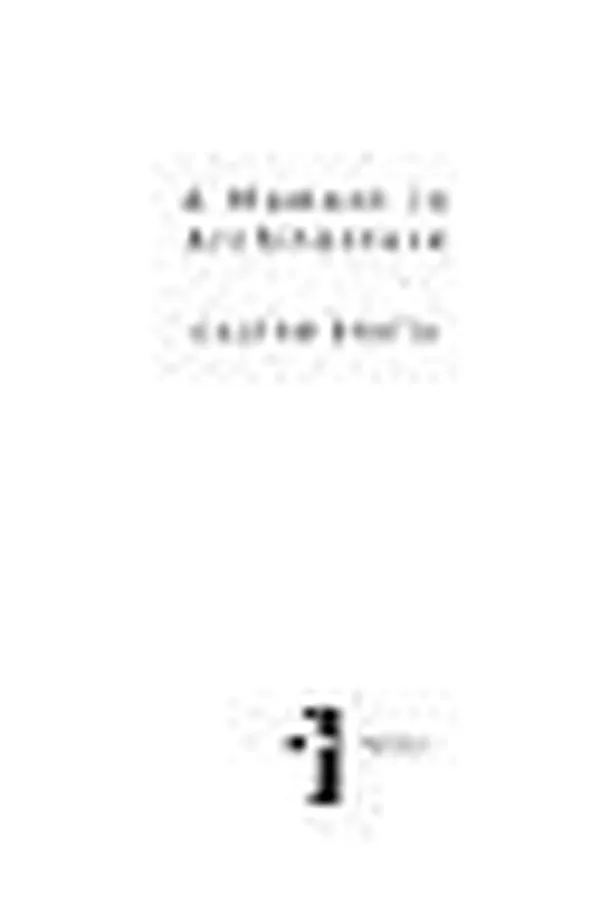 Capa de A moment in architecture