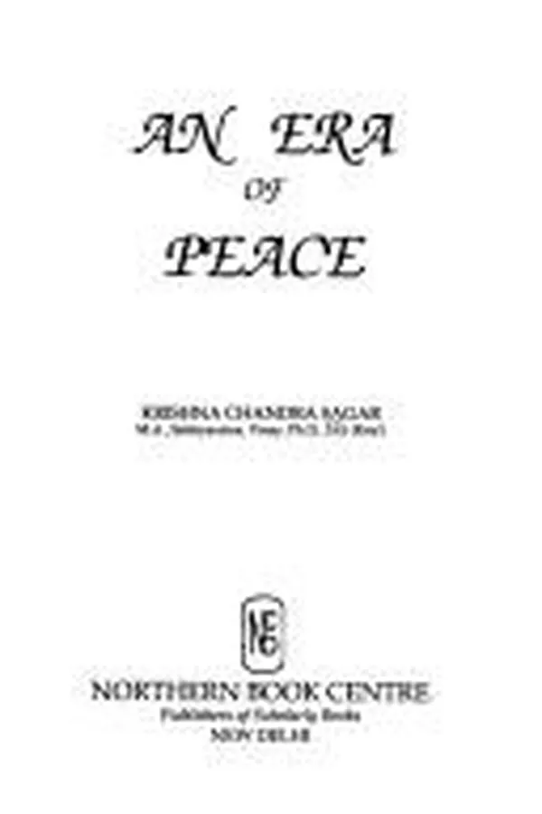 Capa de An era of peace