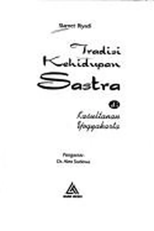 Capa de Tradisi kehidupan sastra di Kasultanan Yogyakarta