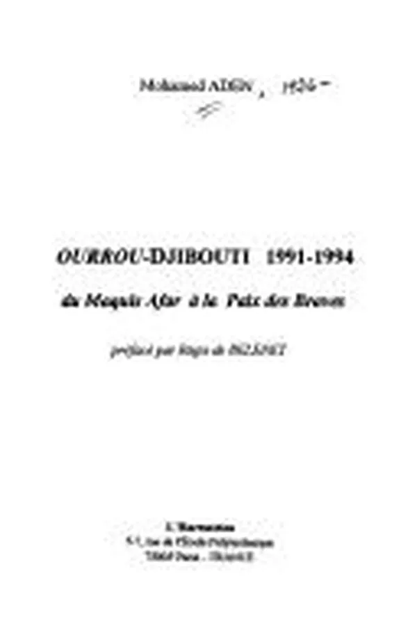 Capa de Ourrou-Djibouti