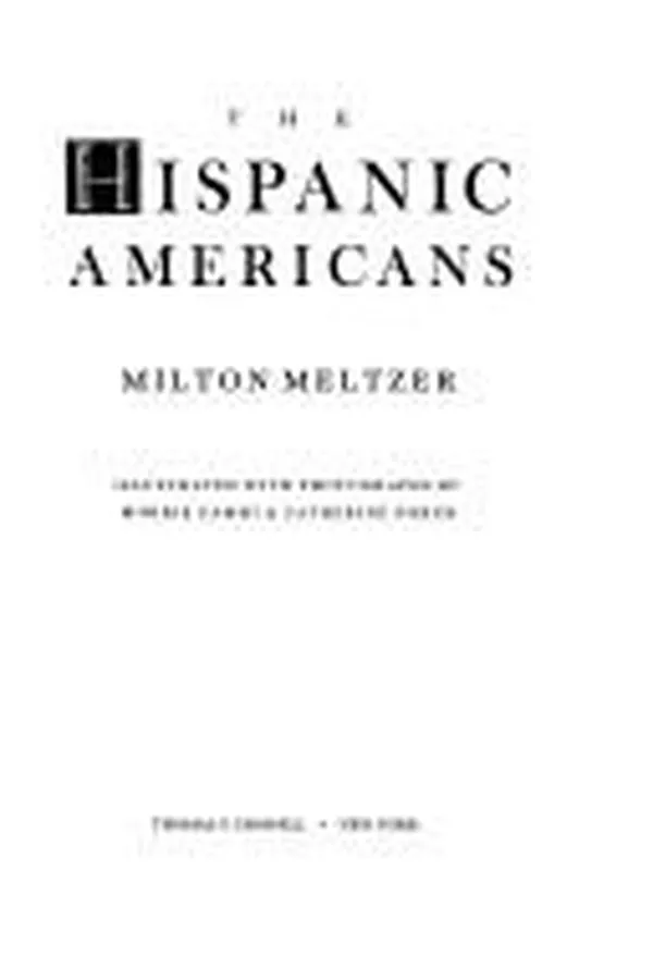 Capa de The Hispanic Americans