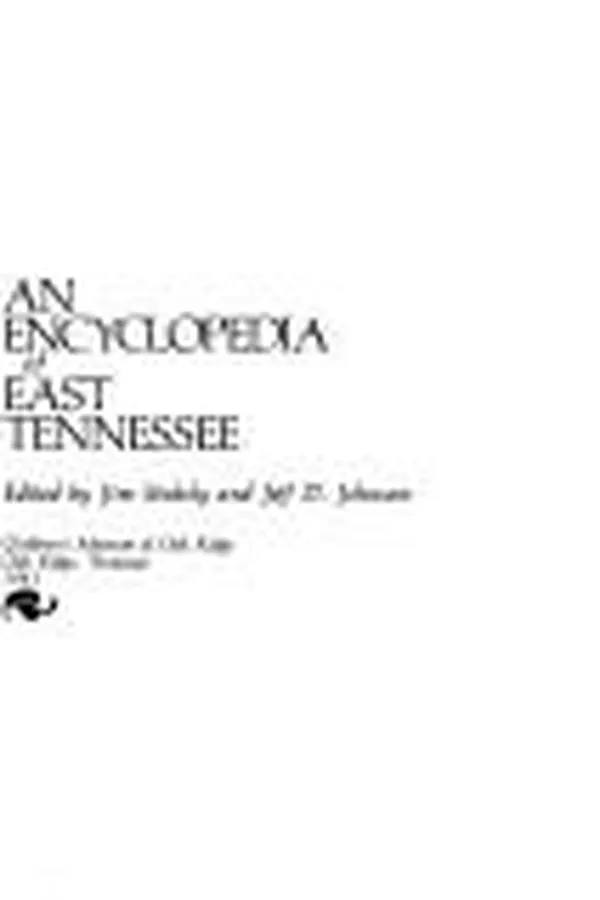 Capa de An Encyclopedia of east Tennessee