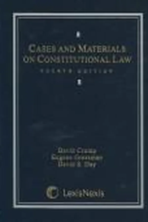 Capa de Cases and materials on constitutional law