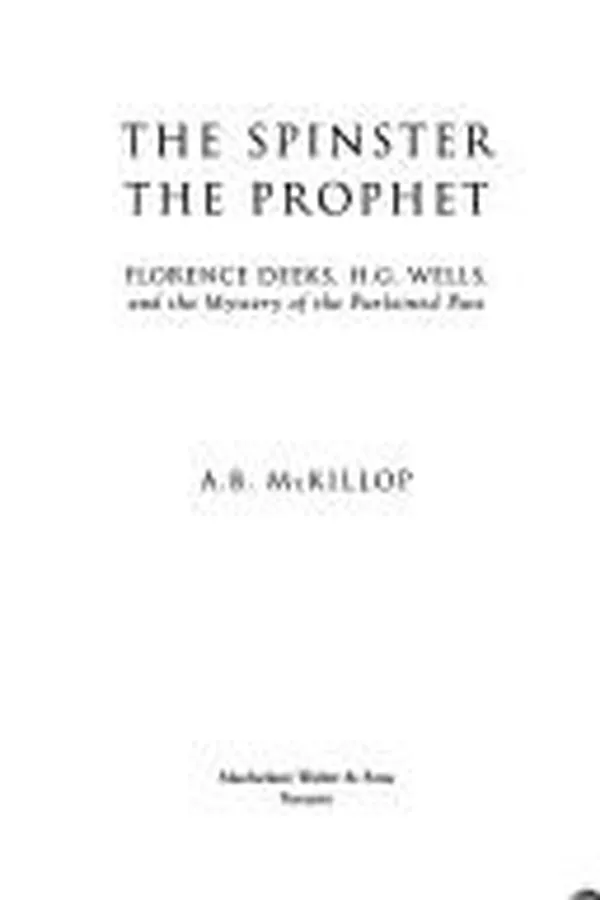 Capa de The spinster & the prophet