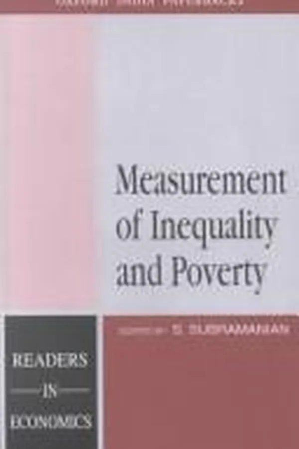 Capa de Measurement of inequality and poverty