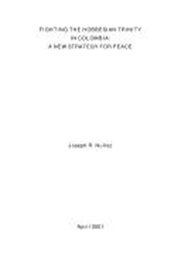 Capa de Fighting the Hobbesian trinity in Colombia