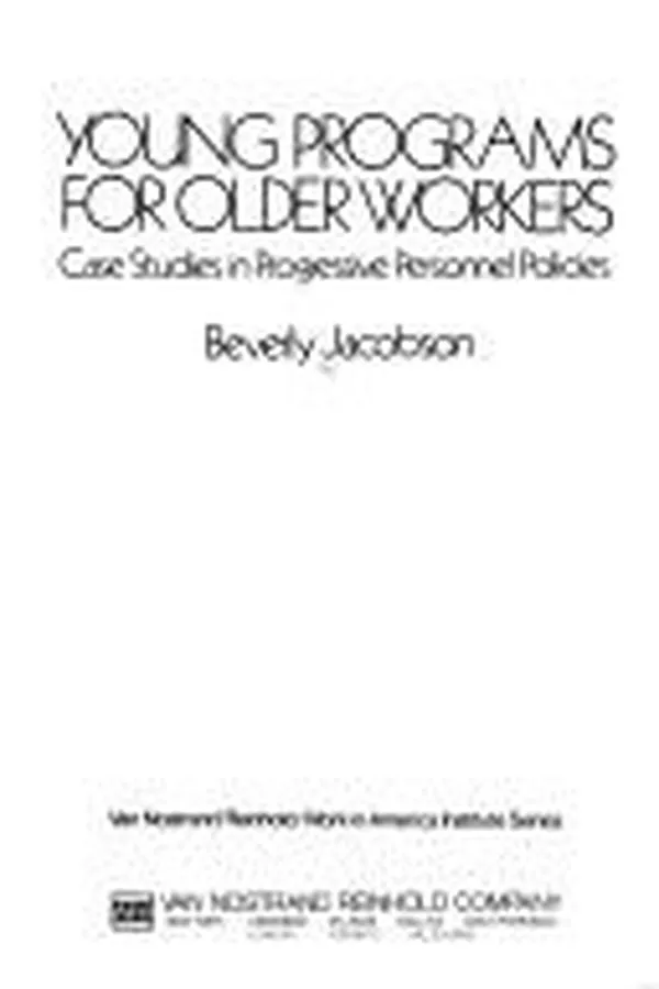 Cover of Young programs for older workers