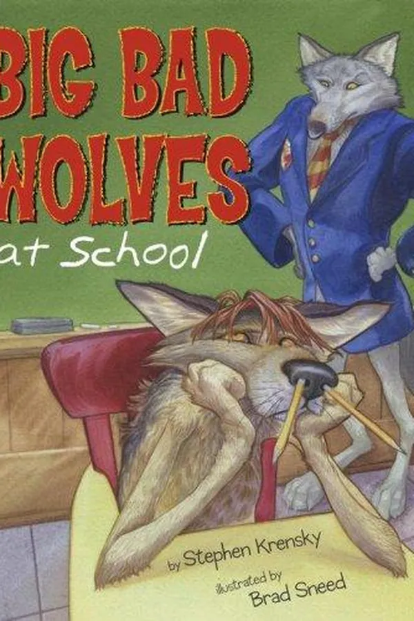 Capa de Big bad wolves at school