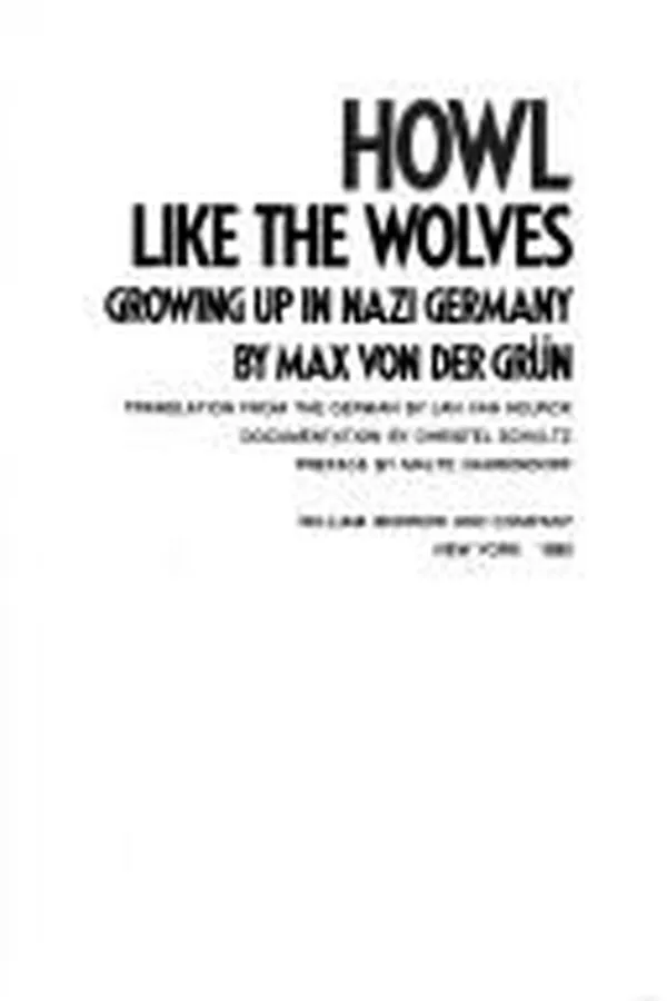 Capa de Howl like the wolves