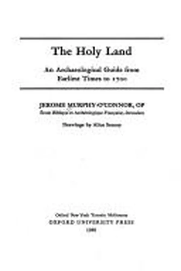 Capa de The Holy Land