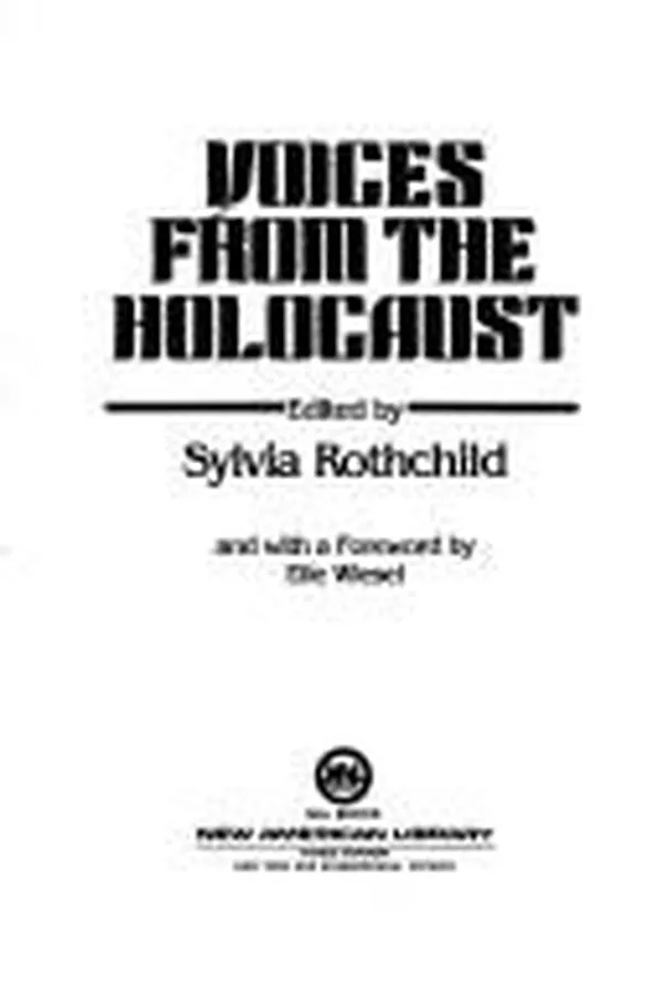 Capa de Voices from the Holocaust
