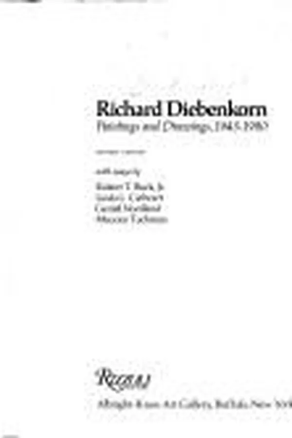 Capa de Richard Diebenkorn