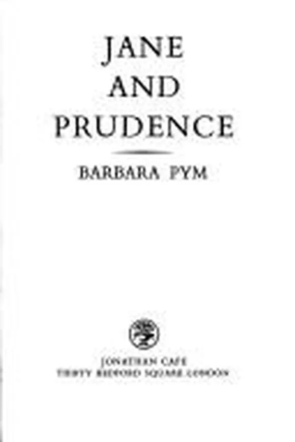 Cover of Jane andPrudence