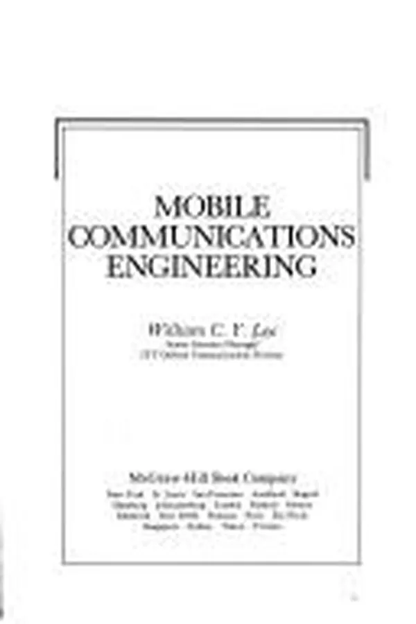 Capa de Mobile communications engineering
