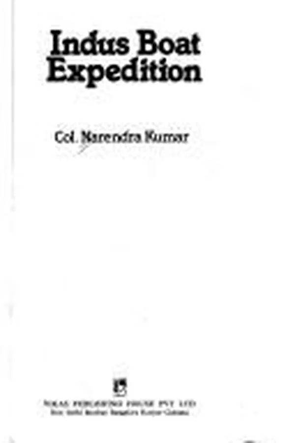 Capa de Indus boat expedition