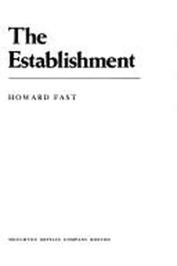Cover of Establishment, The