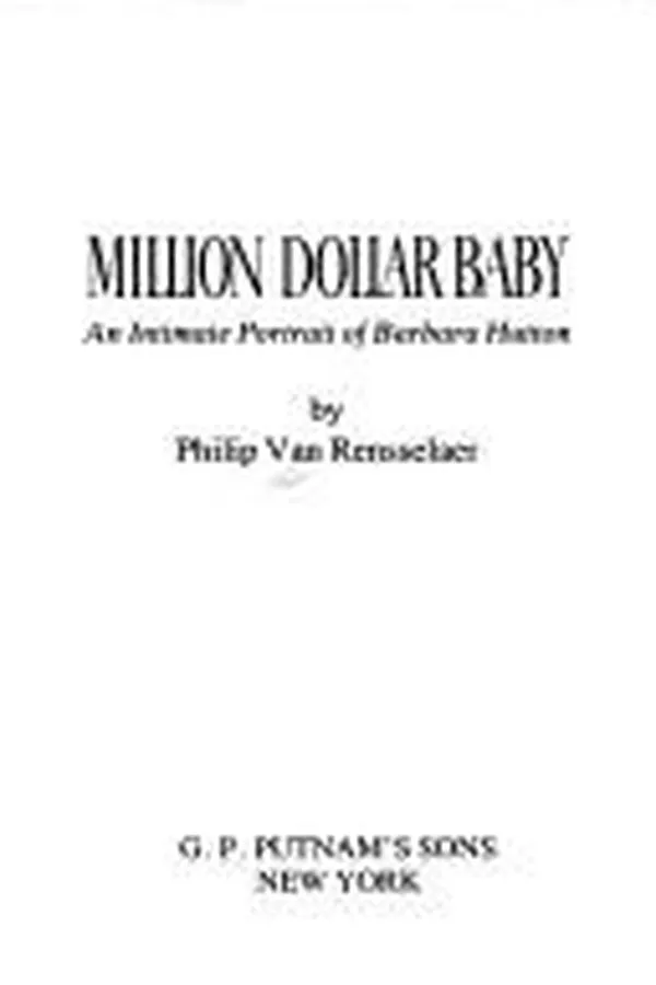 Capa de Million dollar baby