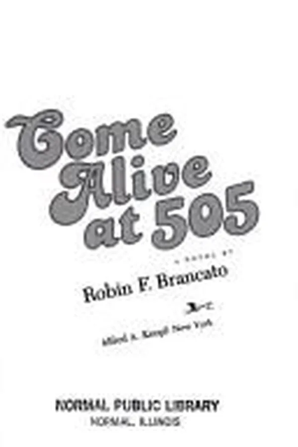 Capa de Come Alive at 505
