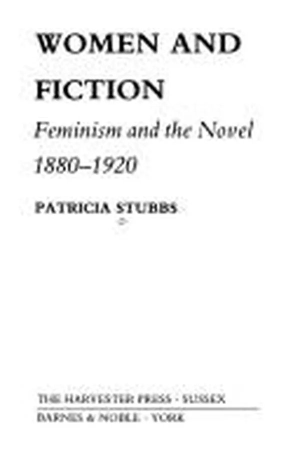 Capa de Women and fiction