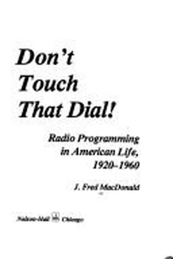 Capa de Don't touch that dial!