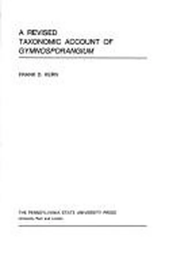 Capa de A revised taxonomic account of Gymnosporangium