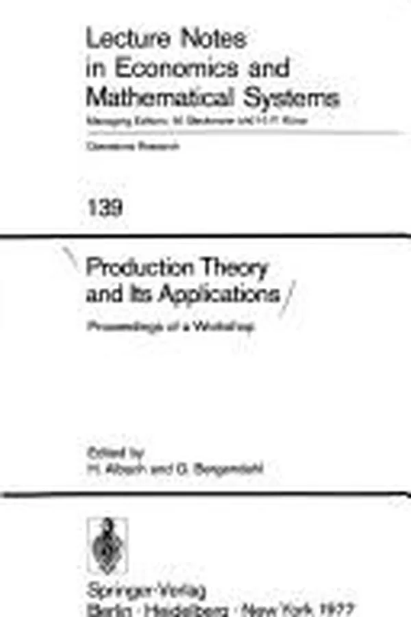 Capa de Production theory and its applications