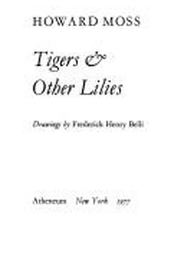 Capa de Tigers & other lilies