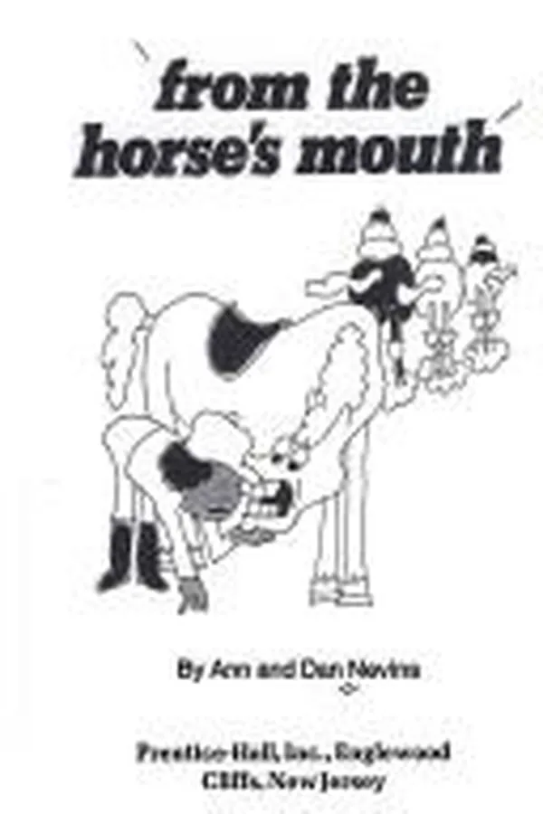 Capa de From the horse's mouth