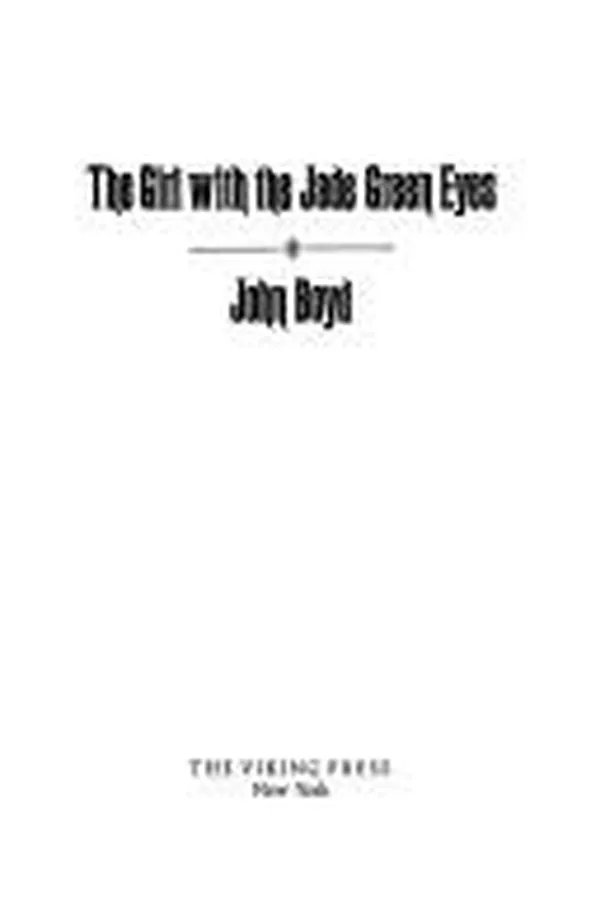Capa de The girl with the jade green eyes