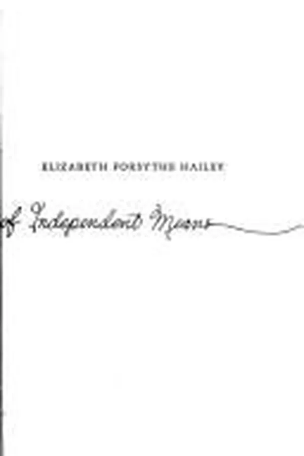 Capa de A woman of independent means
