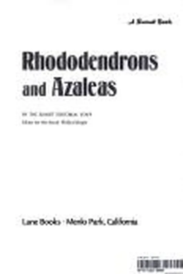 Capa de Rhododendrons and azaleas