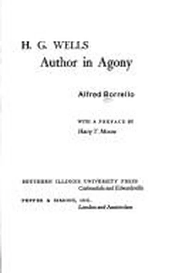 Capa de H. G. Wells: author in agony