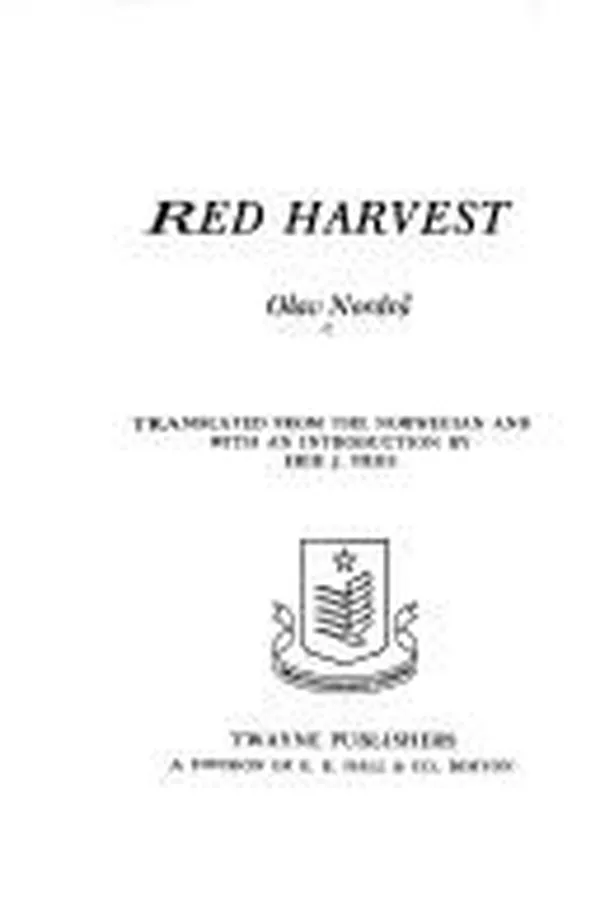 Cover of Red harvest