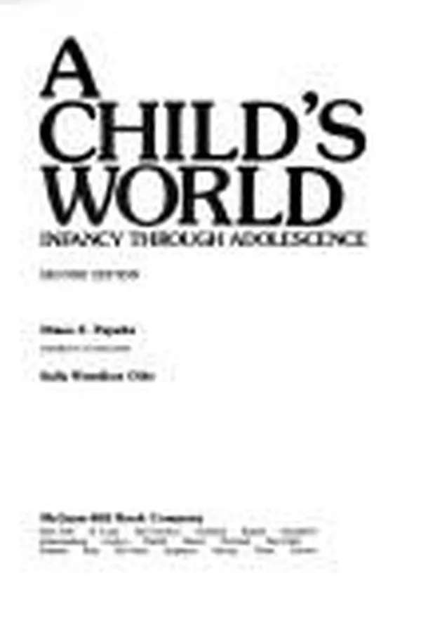 Capa de A child's world