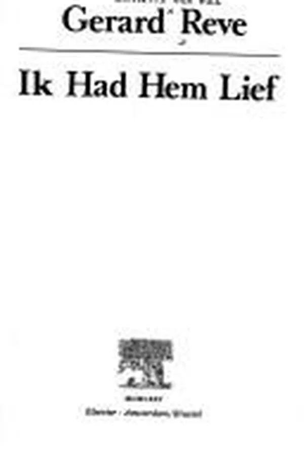 Capa de Ik had hem lief