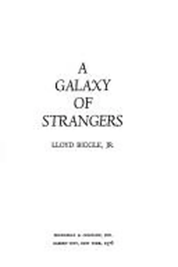 Capa de A Galaxy of Strangers